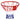 Basketbalring, indoor & outdoor met Ø46 cm ring en net, wandmontage, basketbalbord voor volwassenen, rood +
