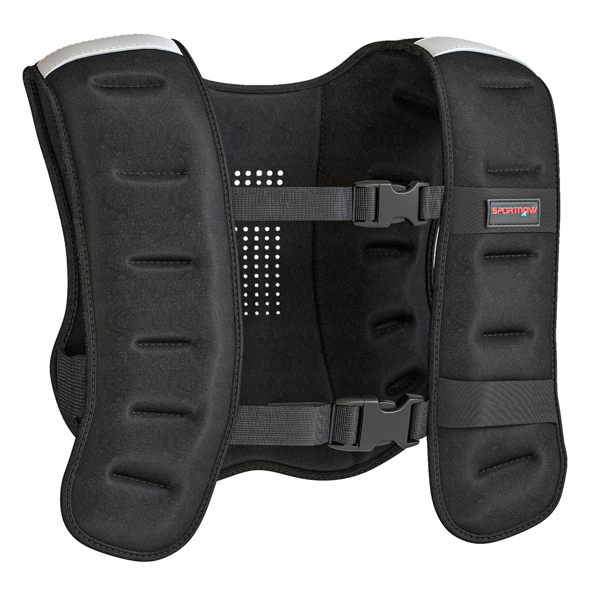Gewichtsvest 10 KG trainingsvest met reflecterende strepen verstelbare banden hardloopvest dames heren
