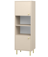 Venus cashmere tall bookcase