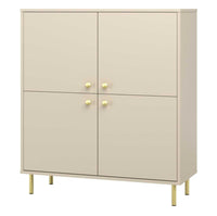 Venus four-door chest of drawers cashmere