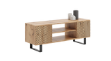 Focus loft RTV cabinet 135 cm - herringbone decor - oak craft