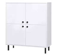 Venus four-door chest of drawers white