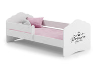 Fala children's bed 140x70 with railings - Princess