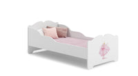 ANNA children's bed with mattress 160x80 Princess in a crown
