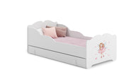 Child's bed ANNA with drawer 140x70 Girl with wings
