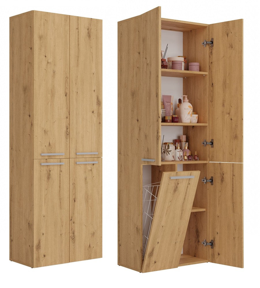 Badezimmer-Hochschrank Nel 1K/DD ARTISAN