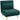 3-in-1 slaapfauteuil, opvouwbare stoel met slaapfunctie, verstelbare click-clack-rugleuning, donkergroen