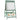Kinder-ezel 3-in-1 kinderbord met krijtbord, whiteboard, papierrol, 2 opbergbakken, voor 3-8 jaar groen