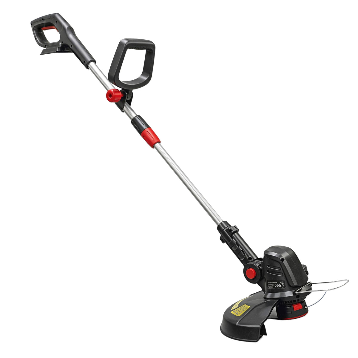 Accu-grastrimmer 2-in-1 bosmaaier met 30 cm snijbreedte, verstelbare handgreep en kantelbare motorkop voor tuin