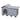Kattenhuis waterafstotend kattenhut met afneembaar zadel dak warmte-isolatie platform 70x43x45 cm Oxford-stof