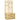 Opbergkast met latwerk, 4 hangplanken, magnetische deur, massief hout, naturel, 80 x 45 x 160 cm