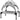 Hondenmand met dak, outdoor, draagbaar, waterafstotend, tot 30 kg, 61 x 46 x 63 cm, lichtgrijs