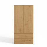 Kleiderschrank Malwa SS-90 EICHE ARTISAN – Produktabbildung 4