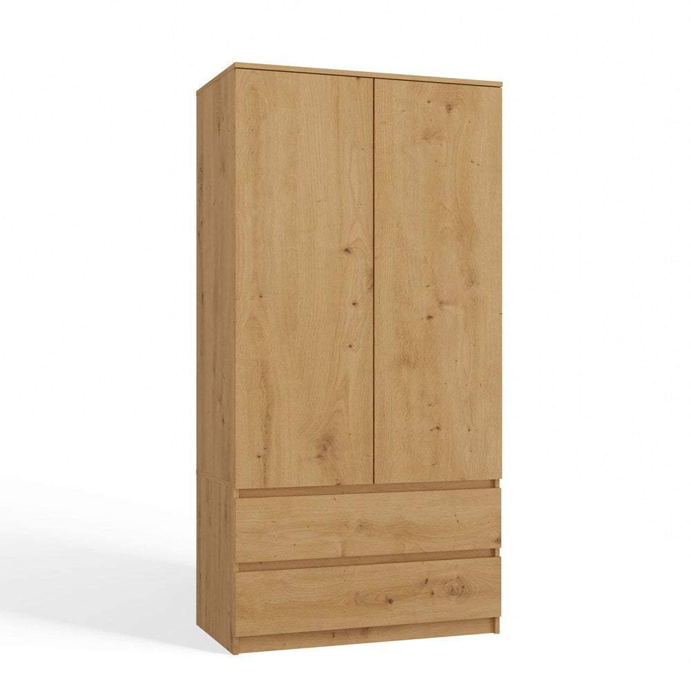 Kleiderschrank Malwa SS-90 EICHE ARTISAN – Produktabbildung 6