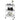 Multifunctionele wagen rolwagen keukentrolley, 3 planken, 4 wielen, 45 cm x 30,6 cm x 79 cm, Wit