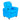 Kinderfauteuil met verstelbare rugleuning 62 x 52 x 69 cm massief houten frame blauw