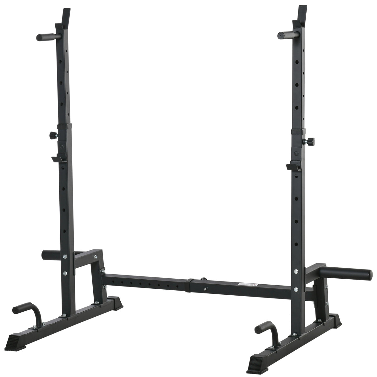 Halter met haltersteunen multifunctioneel, in hoogte verstelbaar, voor krachttraining, belastbaar tot 150 kg