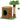 Krabpaal 53 cm hoog, kattenboom met grot, boomstam-design, jutestammen, 2 ballen voor 1-2 katten onder 5 kg