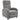Relaxfauteuil tv-fauteuil, uitklapbare voetensteun, kantelbaar tot 160°, 64 x 86 x 102 cm, grijs