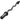 Olympische stang, gewichthefstang, 5 cm hulzen, staal, 100 kg belastbaarheid, zwart