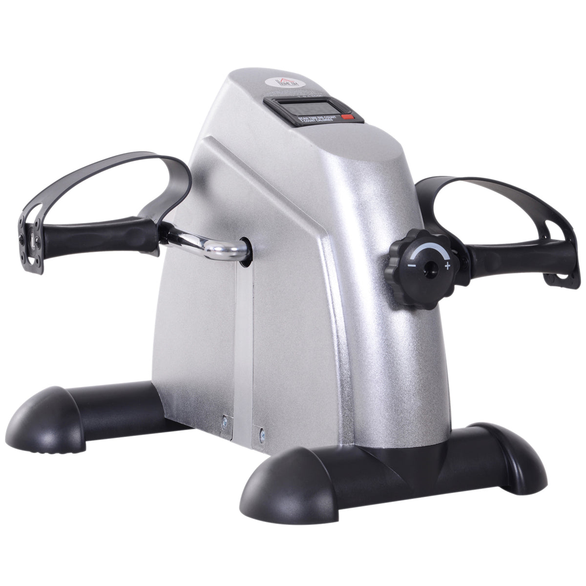 Mini hometrainer arm- en beentrainer pedaaltrainer voor senioren met LCD-display verstelbare weerstand