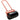 Handzame gazonwals, praktische gazonroller, graswals, tuinwals, flexibel, staal, 58L x 32,5B x 113H cm, rood