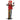 Griezelclown, Halloween-animatronic, 173 cm, lichtgevende ogen, geluidsactivering, beweegbare armen en hoofd