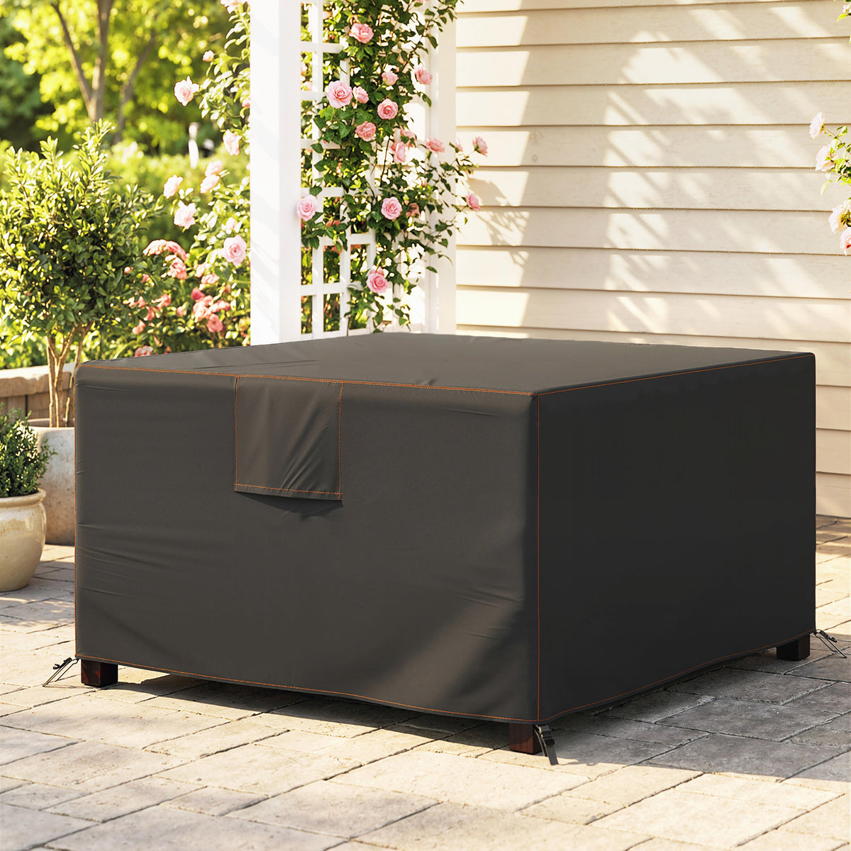 Beschermhoes voor tuinmeubelen winterbestendig waterdicht afdekking anti-uv dekzeil 420D Oxford-stof (2)