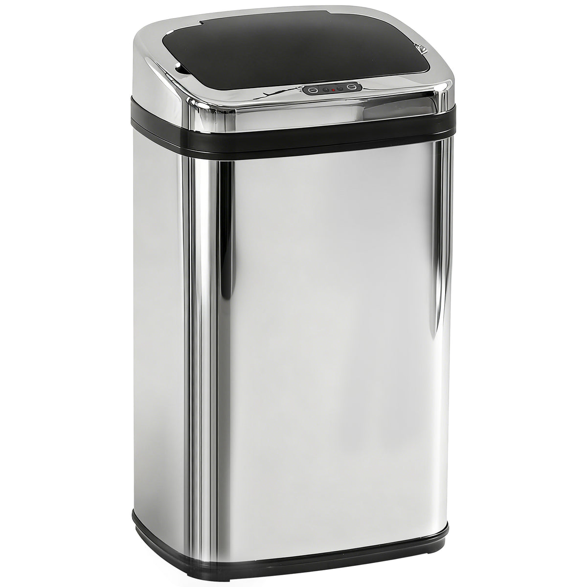 Sensor prullenbak 30L RVS automatische afvalemmer met bewegingssensor, prullenbak afvalbak afvalcontainer voor (2)