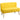 2-zitsbank, zachte bekleding, onderhoudsvriendelijke hoes, tot 220 kg, 117 x 56,5 x 77 cm, geel