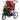 Hondenwagen, inklapbaar, zonnedak, gaasvenster, opbergmand, rood, 111 x 58 x 107 cm