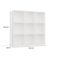 Regal Malax 3X3 H WEISS – Produktabbildung 4