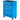 Gereedschapskast, gereedschapskist, 5 laden, verrijdbaar, staal, blauw