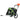 2-in-1 hondenbuggy hondendrager fietsaanhanger tot 20kg 2 reflectoren 1 veiligheidslijn 150 x 68 x 95 cm groen