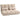 2-in-1 vloerstoel, rugleuning, verstelbaar, 102 x 73 x 60 cm, beige