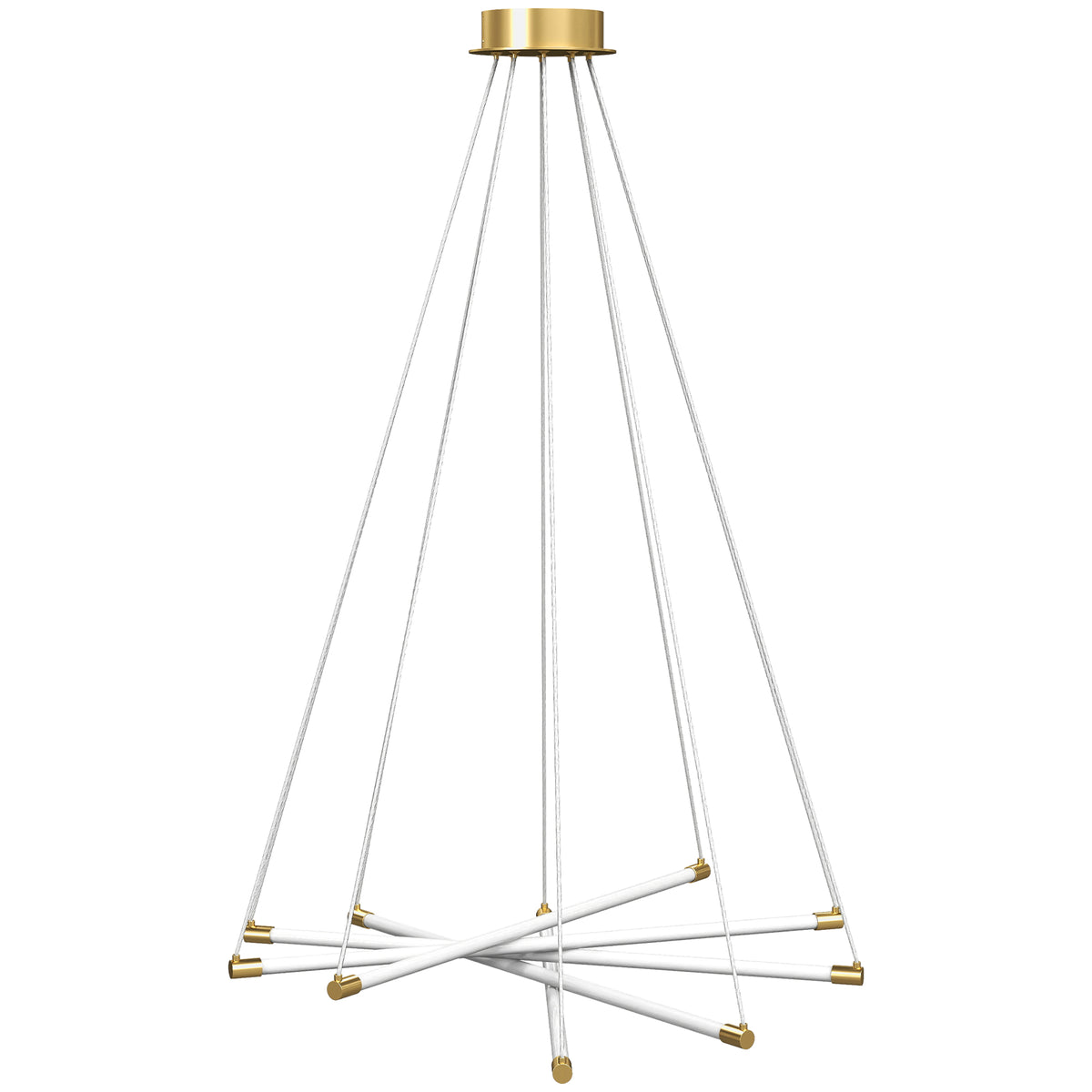 led-plafondlamp, 50W, 5 aanpasbare lichtbuizen, verstelbaar, plafondlamp voor woonkamer, eetkamer, keuken