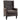 Oorfauteuil, fauteuil met gecapitonneerde bekleding, hoge rugleuning, gestoffeerde loungestoel met afgeronde
