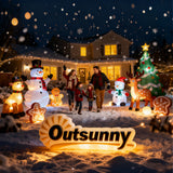 Opblaasbare kerstdecoratie, kerstman in schoorsteen, leds, ventilator (9)