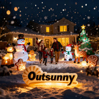Opblaasbare kerstdecoratie, kerstman in schoorsteen, leds, ventilator (9)