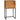 Sidetable in industrieel design, bijzettafel, dressoir, 1 kastje, naturel hout + zwart