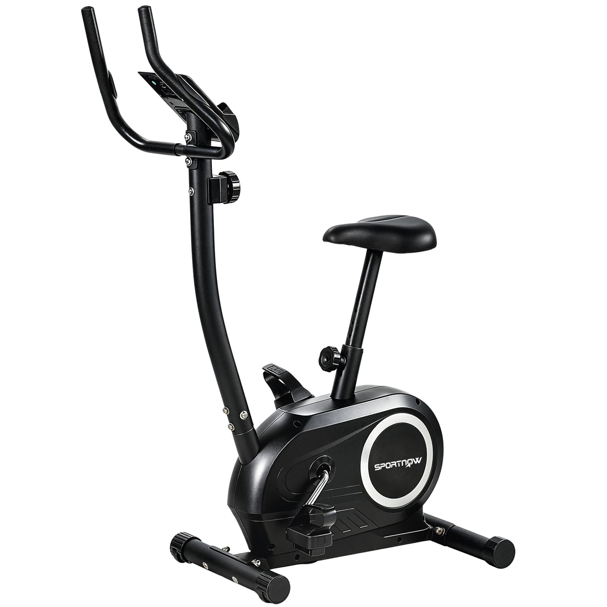 Hometrainer fiets in hoogte verstelbaar hometrainer met app magnetische weerstand LCD-monitor polssensoren